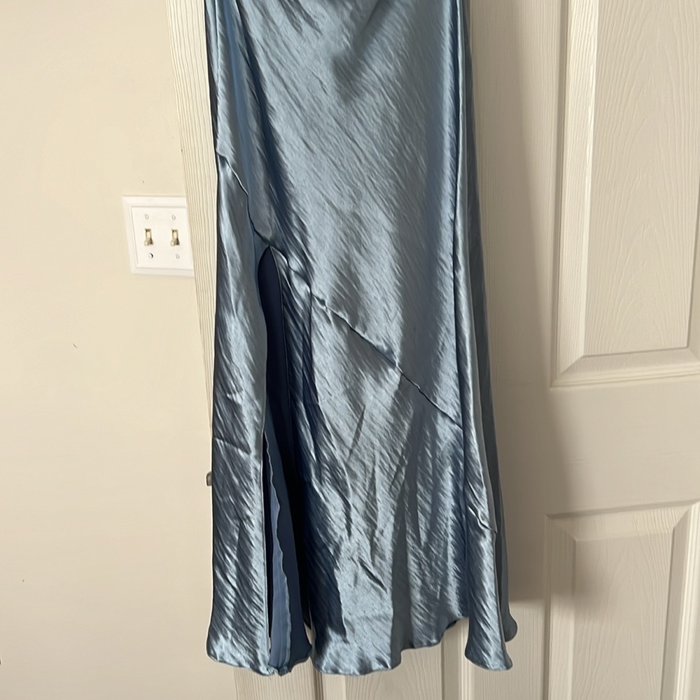 SATIN ASOS DRESS - Picture 2 of 9